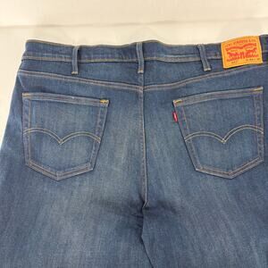 Levi's 541 Men's 44x30 Relaxed Fit Blue Jeans Cotton Blend